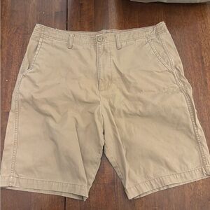Old Navy Men's Khaki Flat Front Shorts